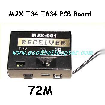 mjx-t-series-t34-t634 helicopter parts pcb board (72M)